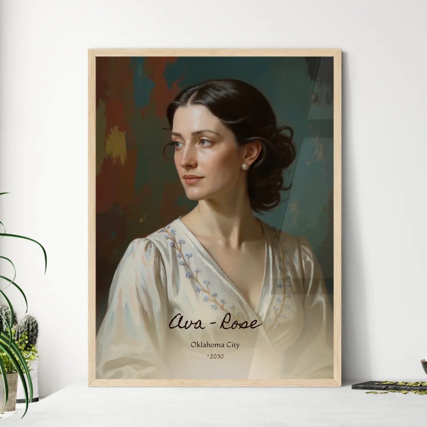 Framed Custom Impressionist Portrait