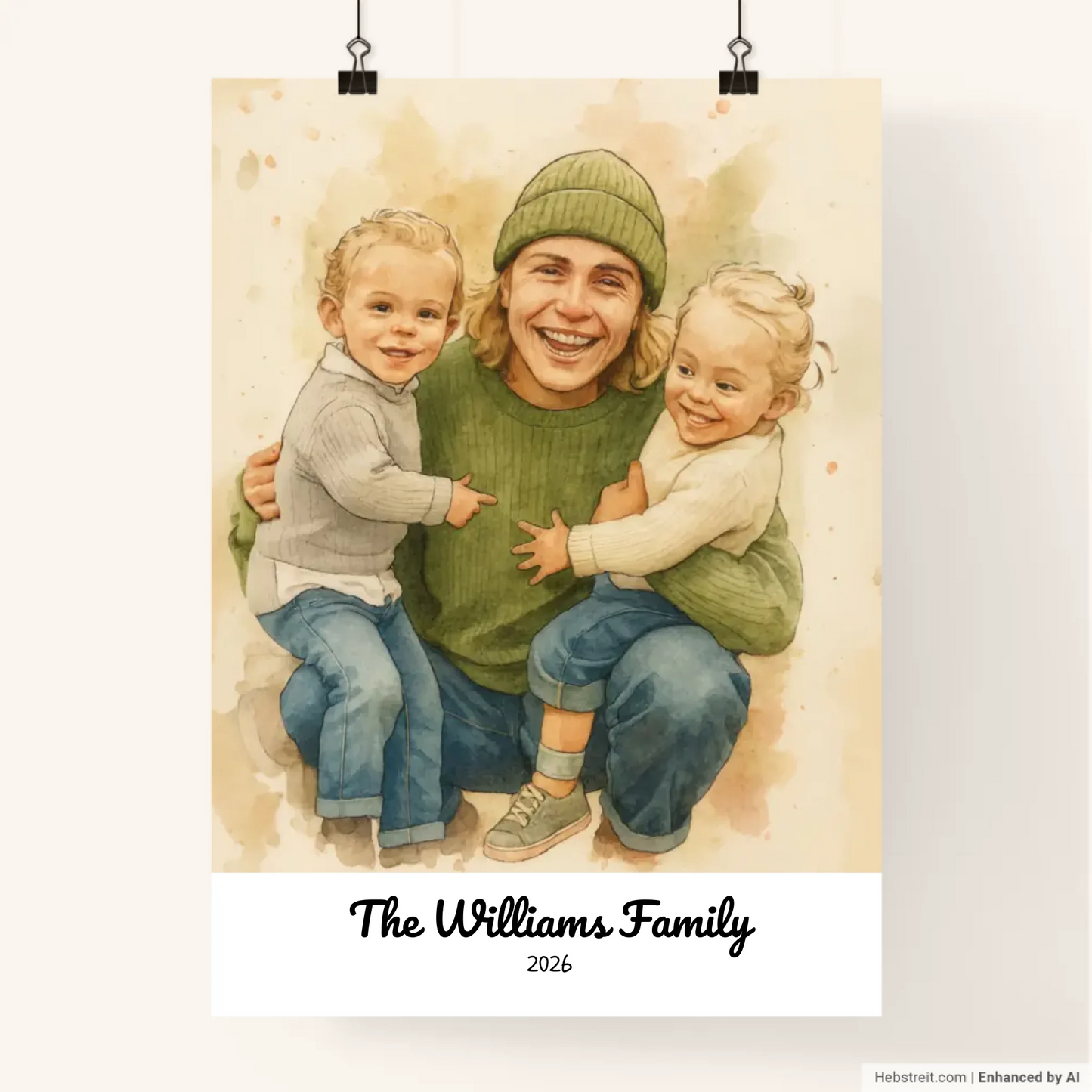 Custom Portrait Painting Poster
