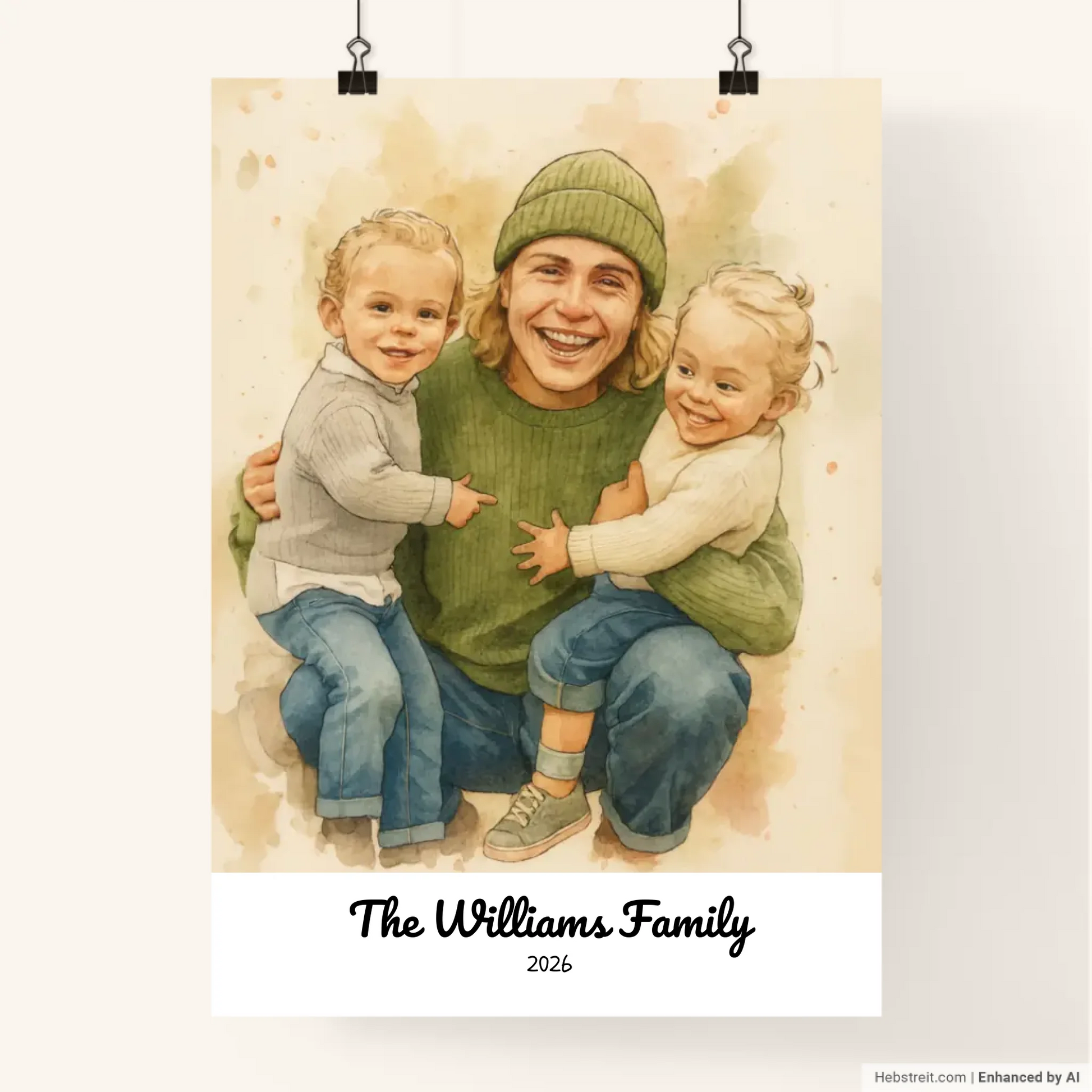 Custom Portrait Painting Poster
