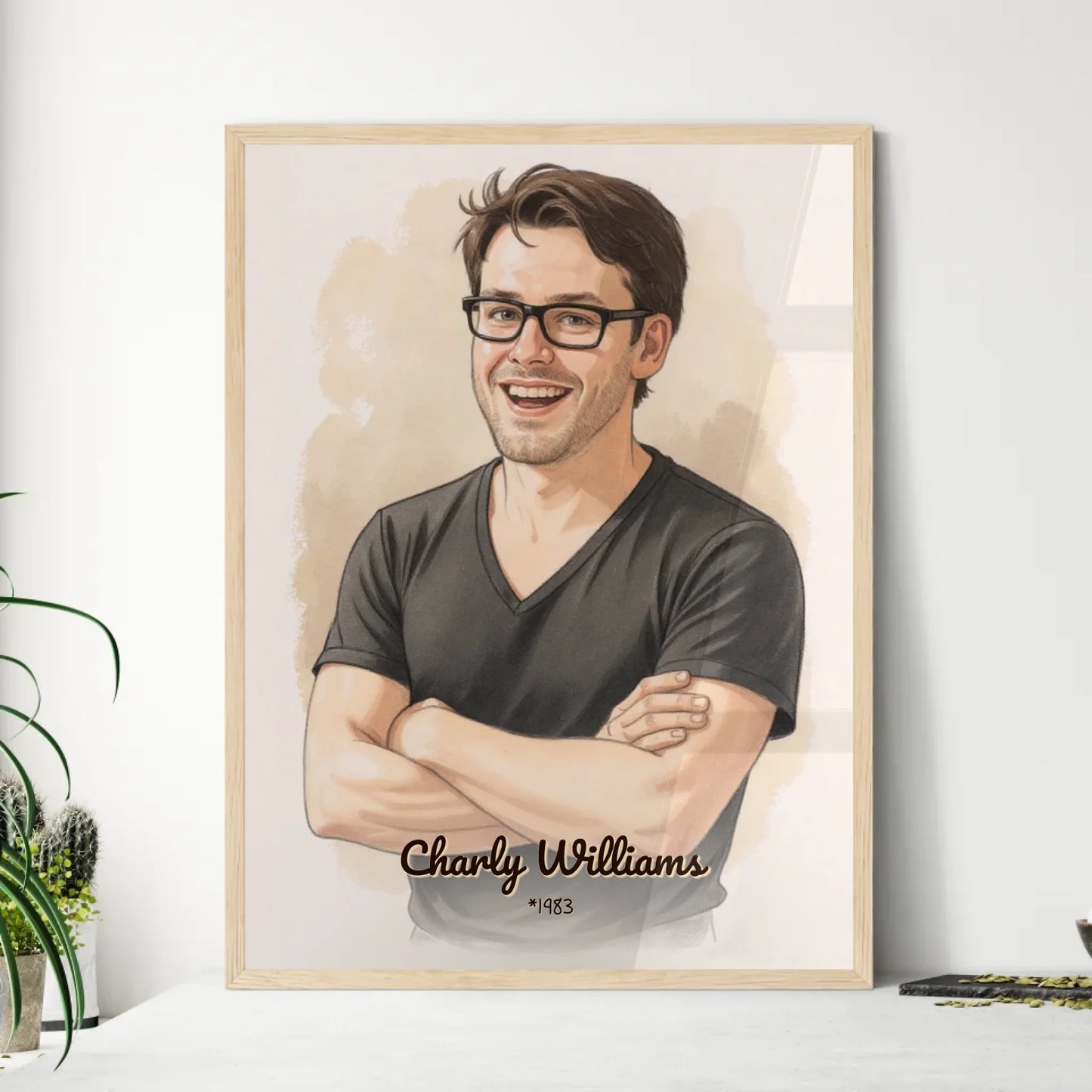 Framed Contemporary Portrait