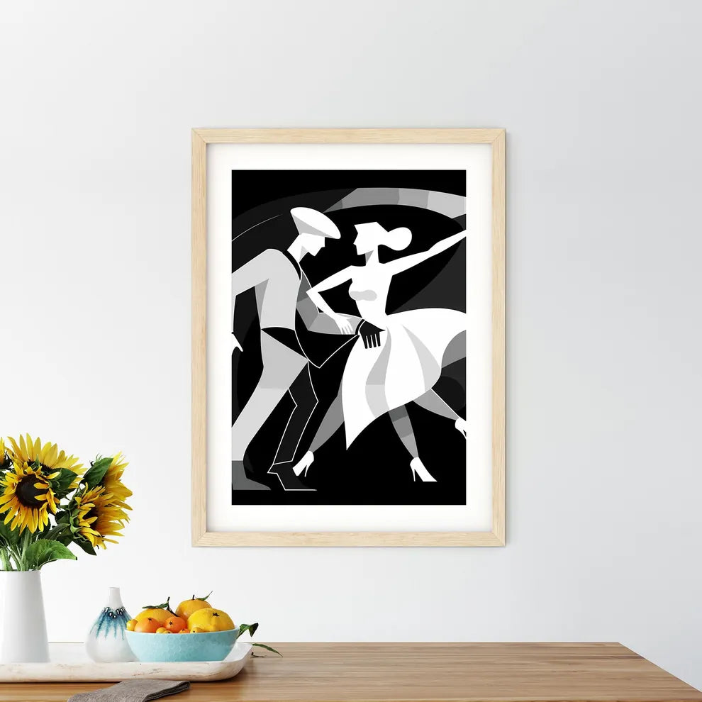 Man And Woman Dancing Art Prin - Kitchen Hangings