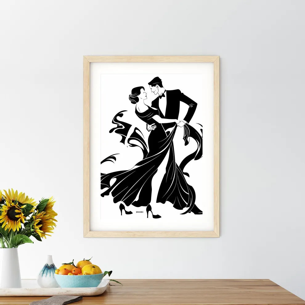 Man And Woman Dancing Art Prin - Kitchen Hangings