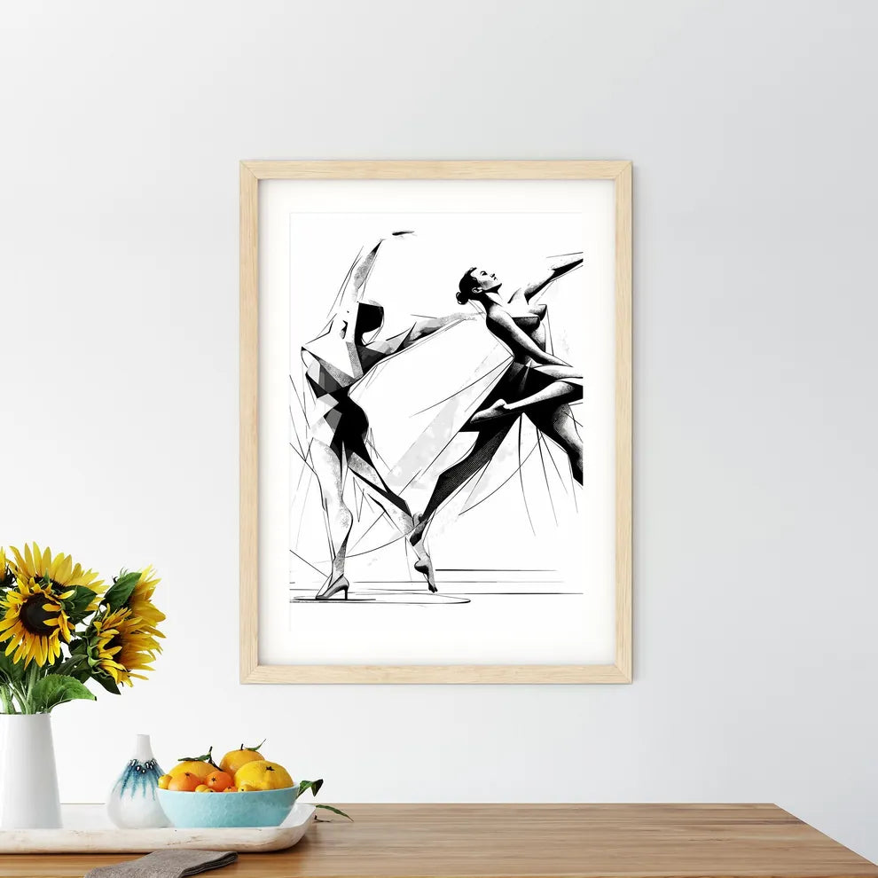 Couple Of Women Dancing Art Prin - Kitchen Hangings