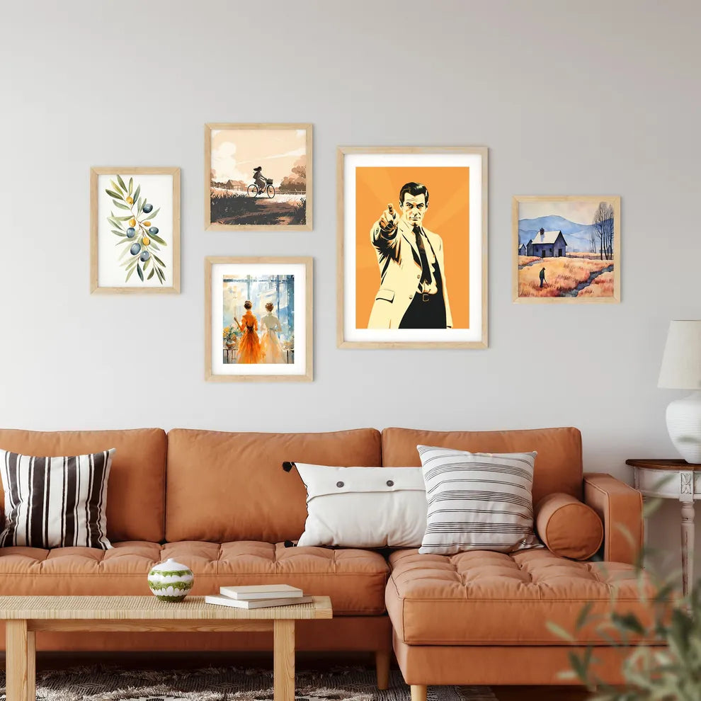 Man Pointing At The Camera Art Prin Hangings