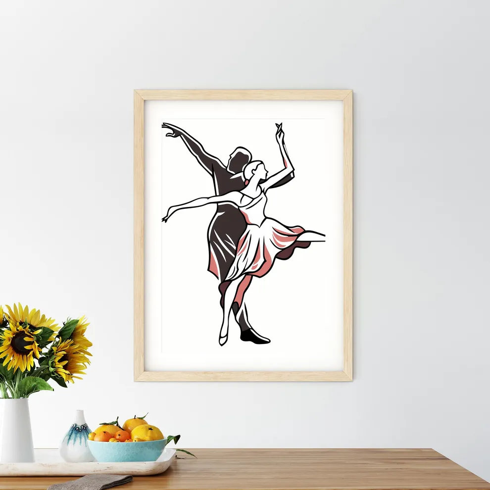 Man And Woman Dancing Art Prin - Kitchen Hangings