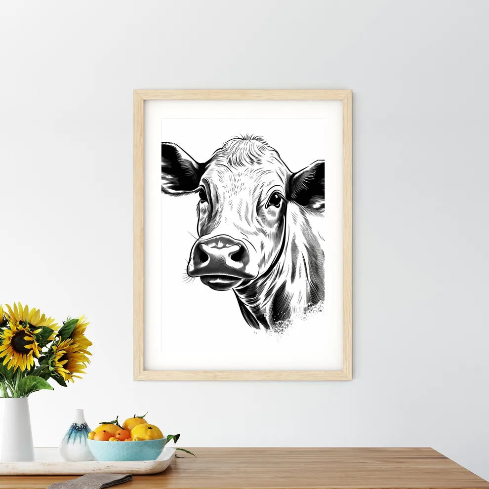 Cow Head With Ears And Nose A Size Chart