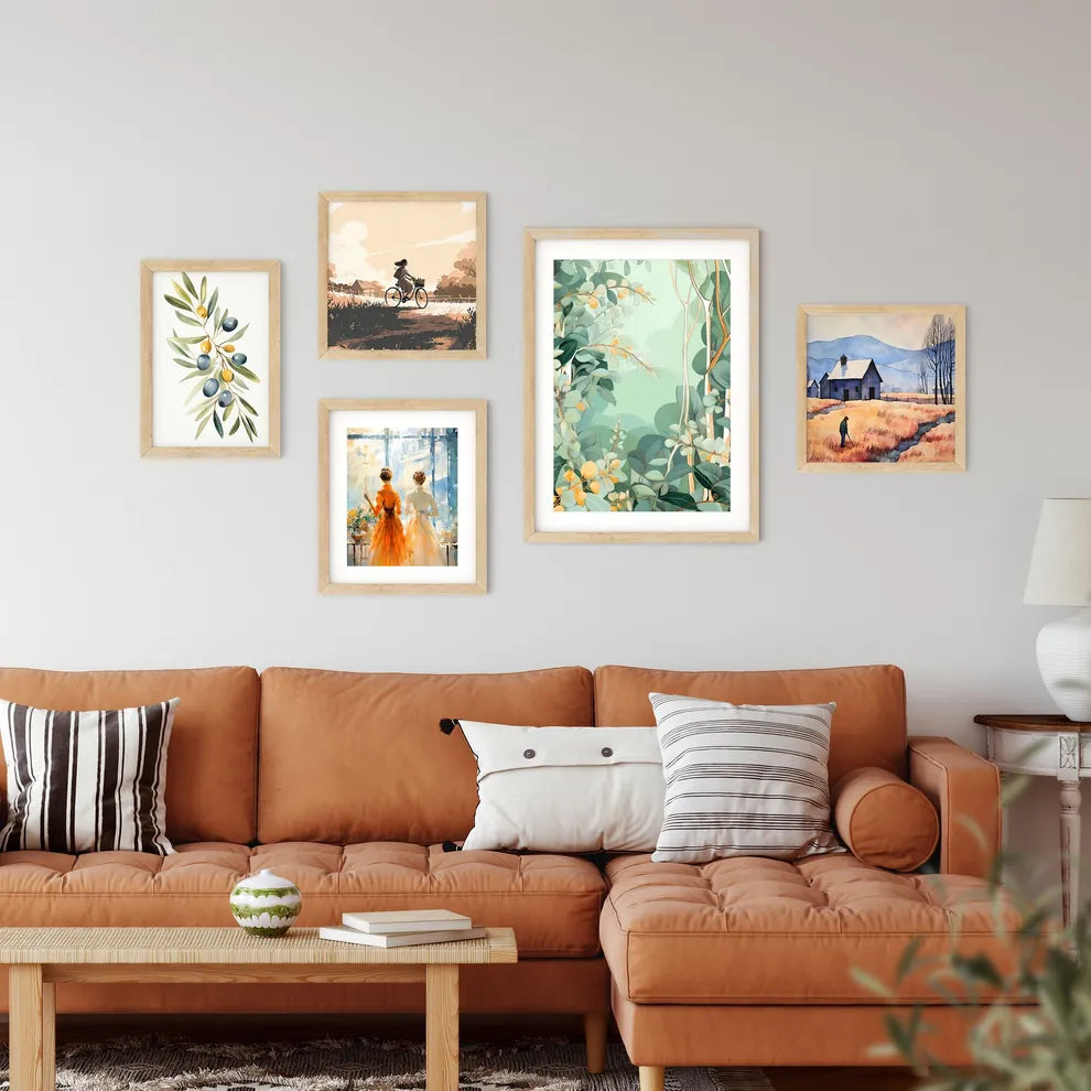 Painting Of A Plant Art Prin Framed Print