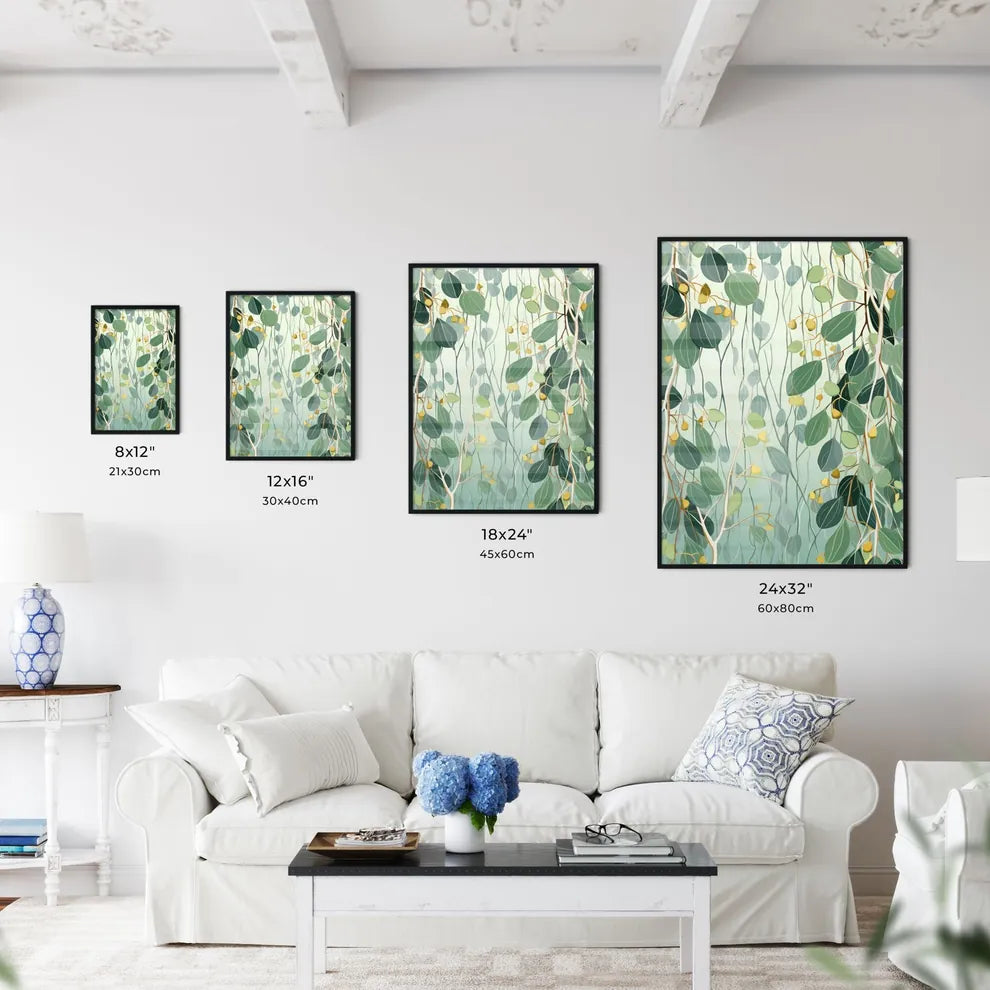 Close Up Of Leaves Art Prin Wall Art