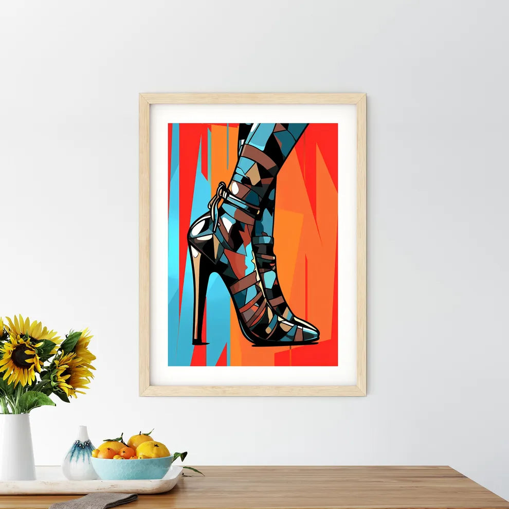 Colorful High Heeled Shoes Ar Size Chart