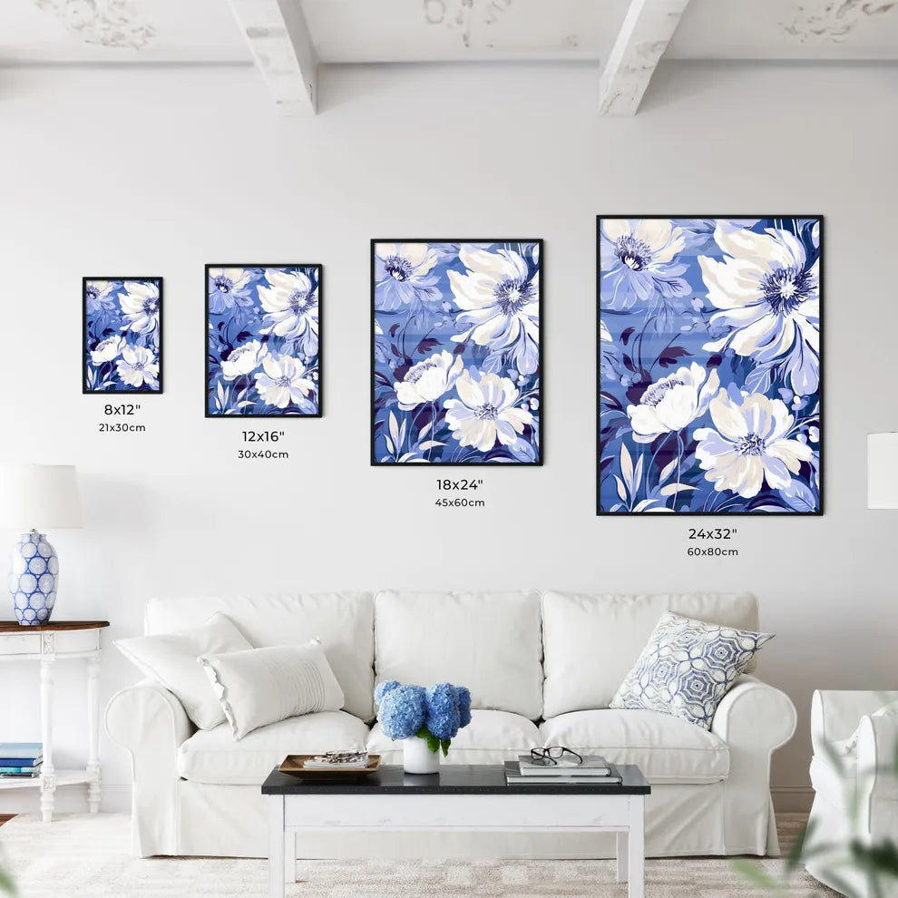 Close Up Of Flowers Art Prin Wall Art