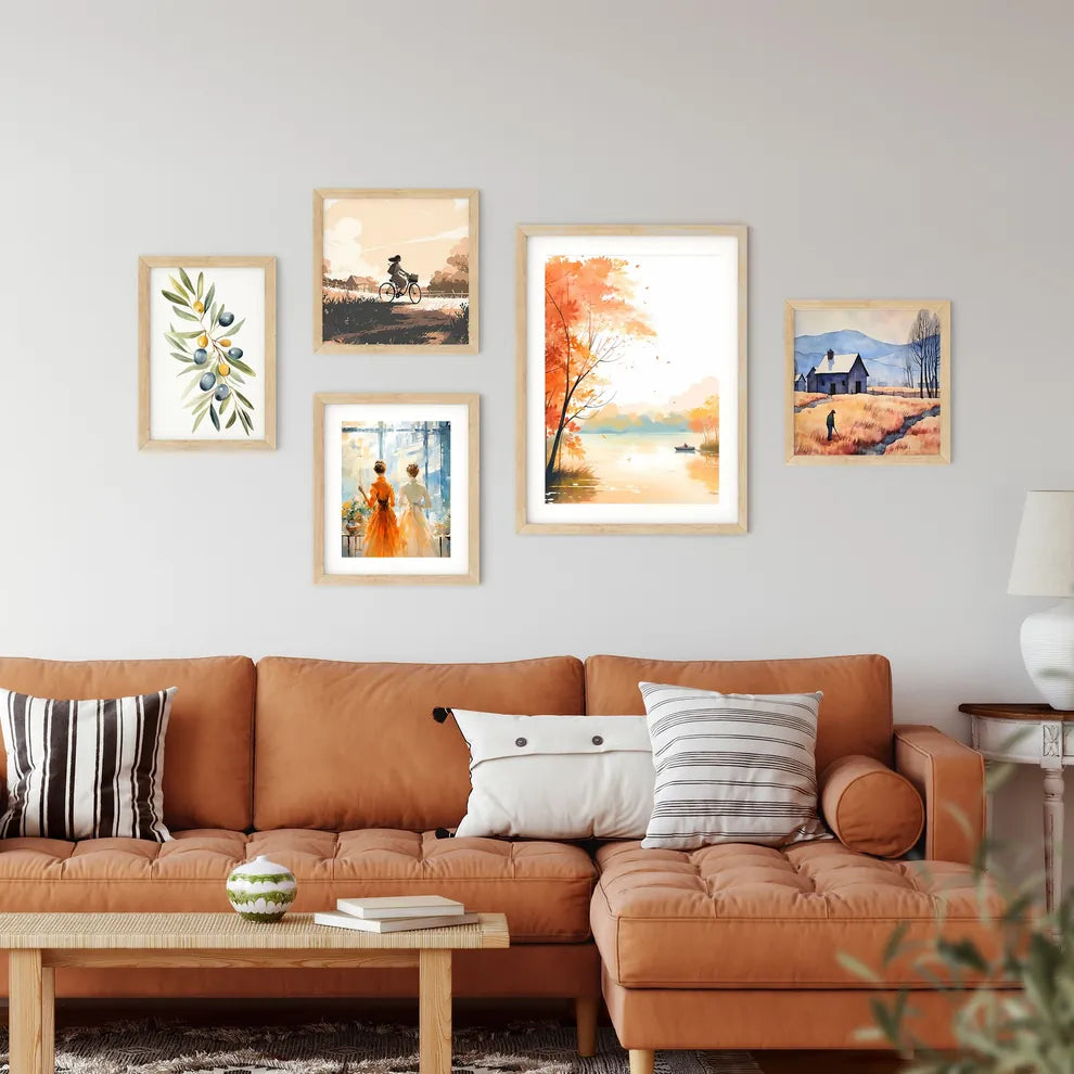 Boat On The Water Art Prin Framed Print