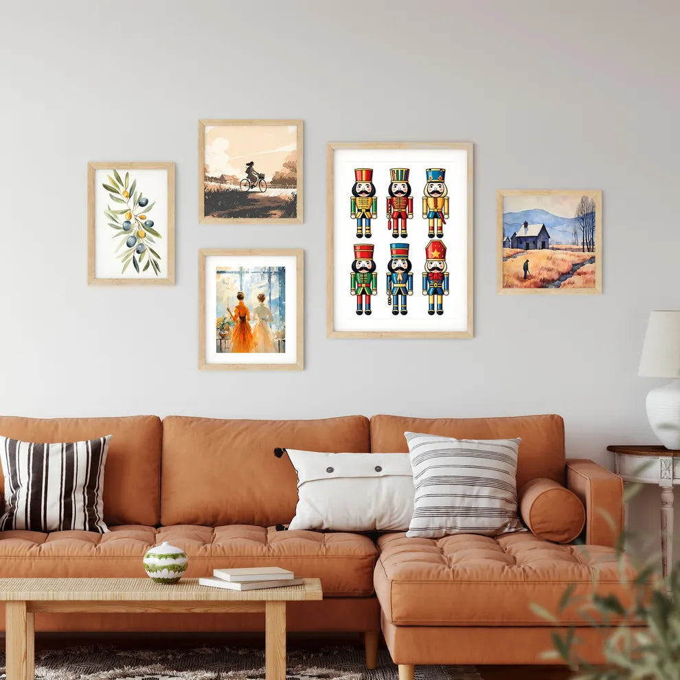 Group Of Toy Soldiers Art Prin Framed Print