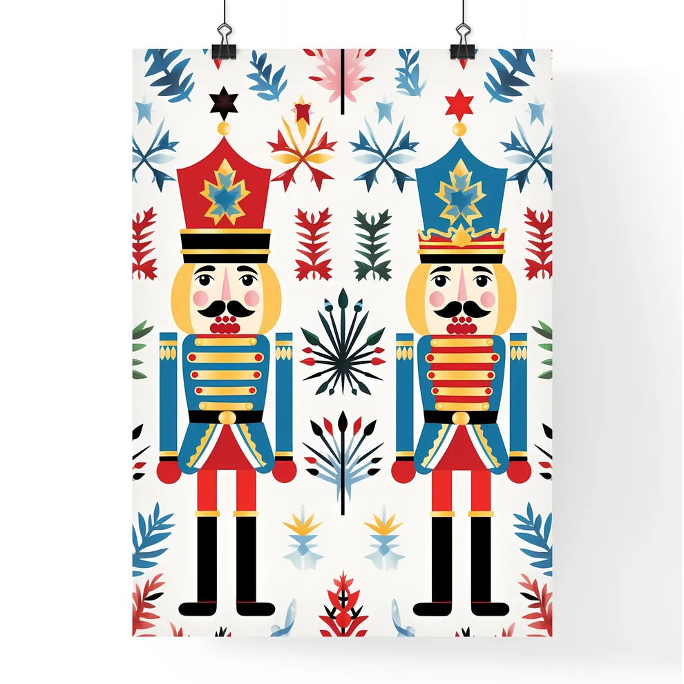 Nutcracker With Leaves And Fl Poster