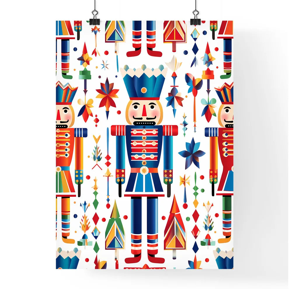 Pattern Of Colorful Nutcracke Poster
