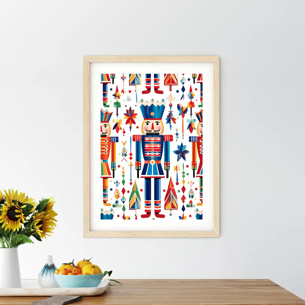 Pattern Of Colorful Nutcracke Size Chart