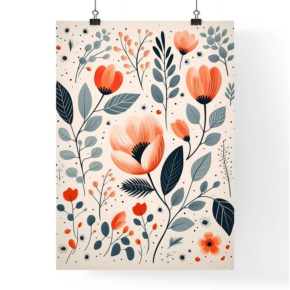 Close Up Of Flowers Art Prin Poster