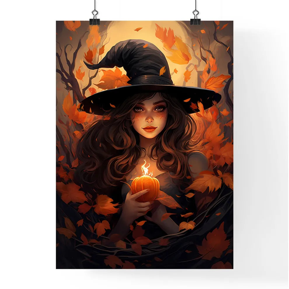 Cartoon Of A Person Holding A Pumpkin Art Pr Poster