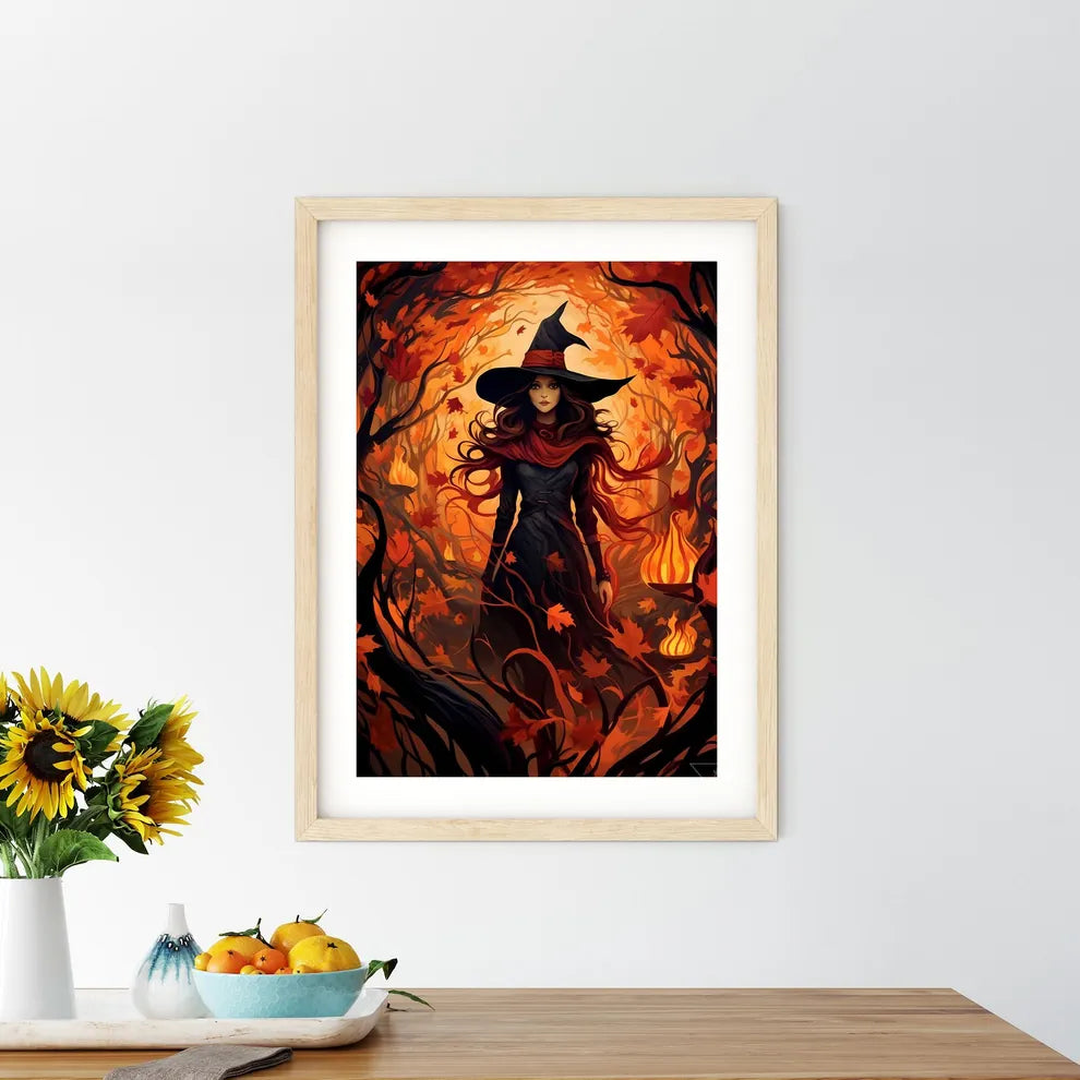 Woman In A Person Garment Art Prin - Kitchen Hangings