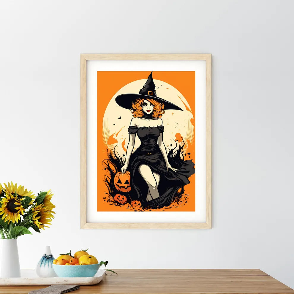 Woman In A Person Garment Art Prin - Kitchen Hangings