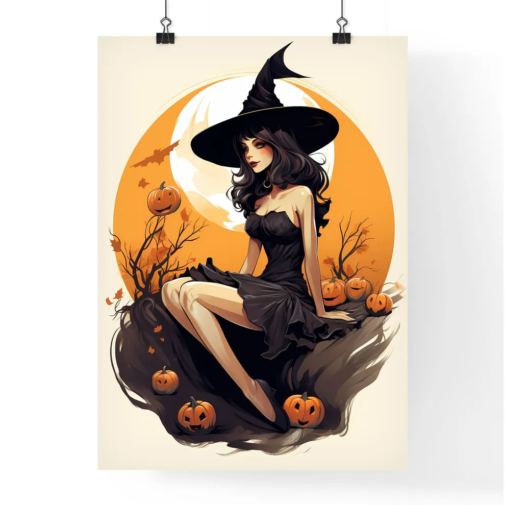 Woman In A Person Garment Art Poster