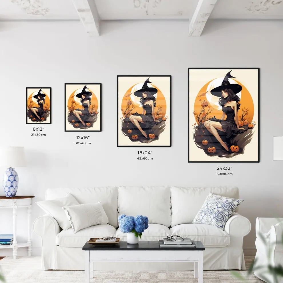 Woman In A Person Garment Art Art Print