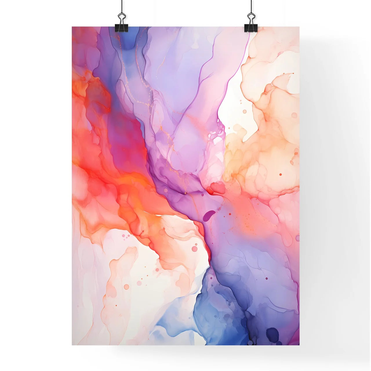 Close Up Of A Painting Art Prin Poster