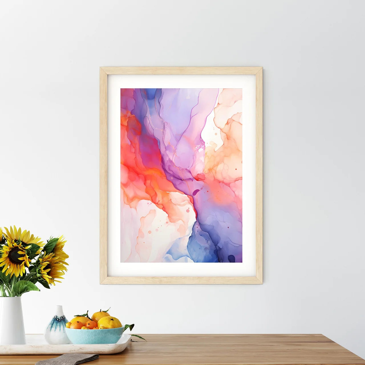 Close Up Of A Painting Art Prin - Kitchen Hangings