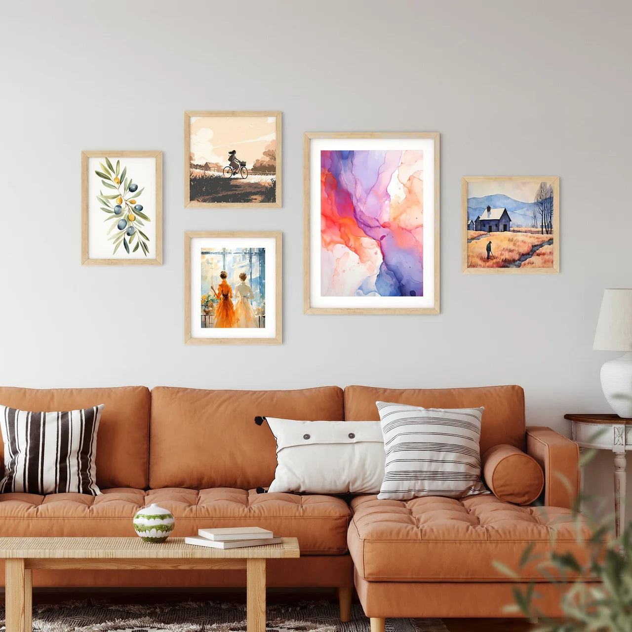 Close Up Of A Painting Art Prin Framed Print