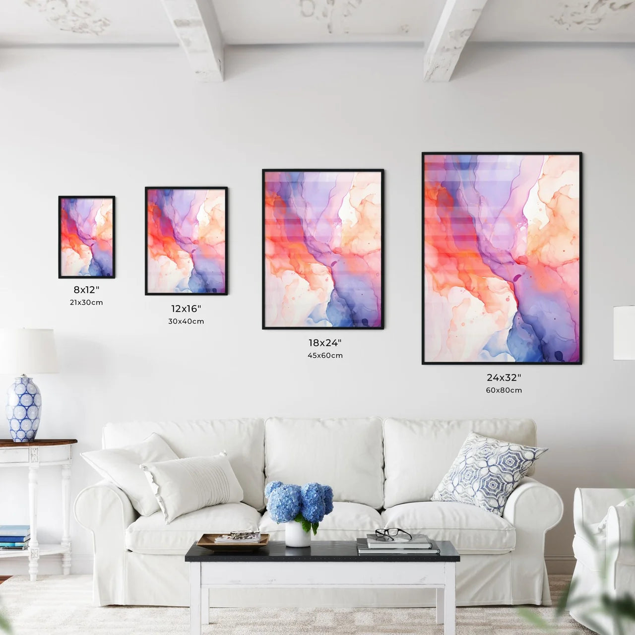 Close Up Of A Painting Art Prin Wall Art