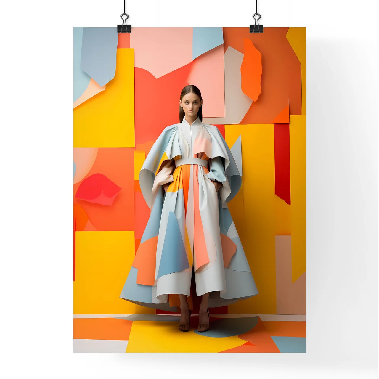 Woman In A Dress Art Prin Poster