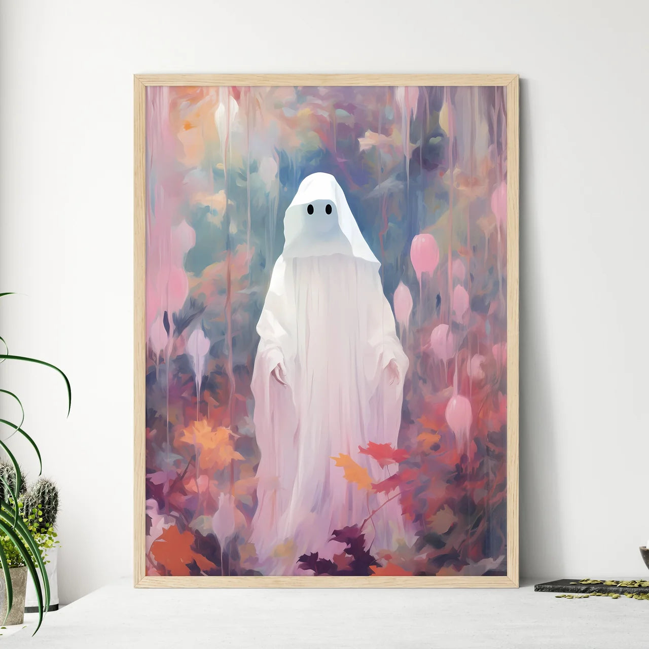 Person In A White Garment Art Wall Art