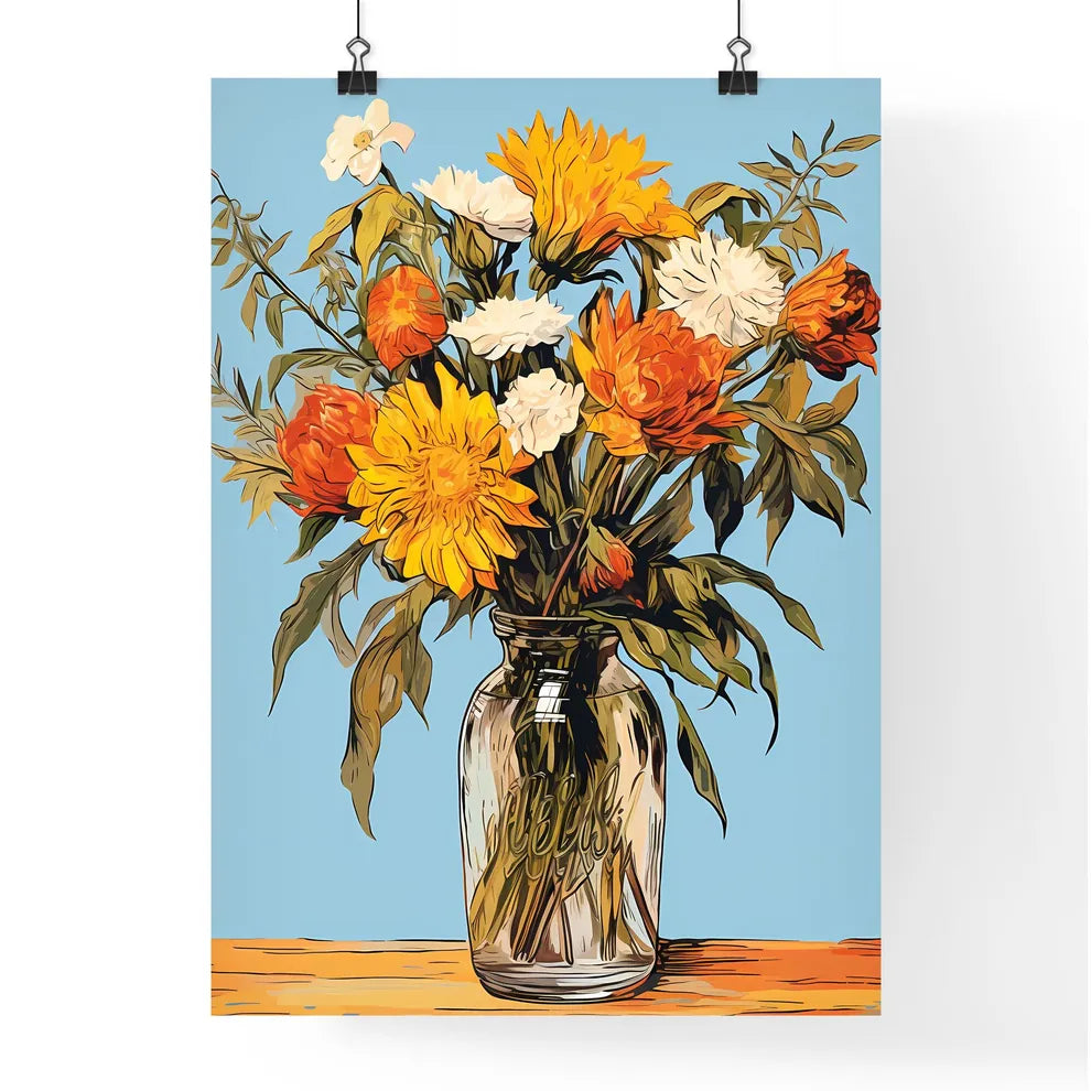 Vase Of Flowers Art Prin Poster