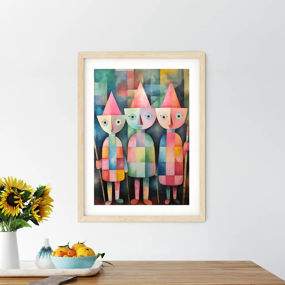 Group Of Colorful Figures Art Size Chart