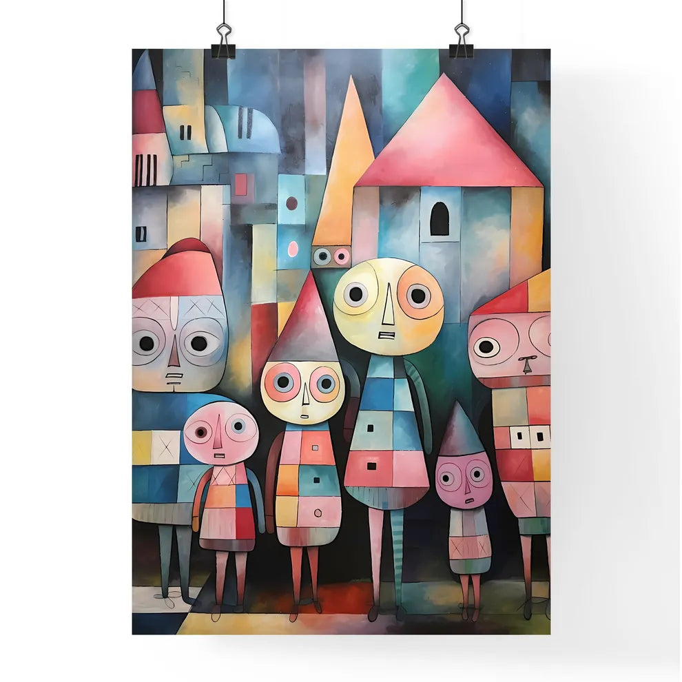 Group Of People In Colorful S Poster