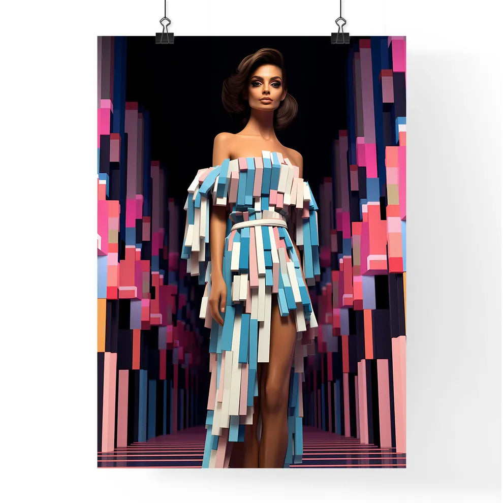 Woman In A Dress Art Prin Poster