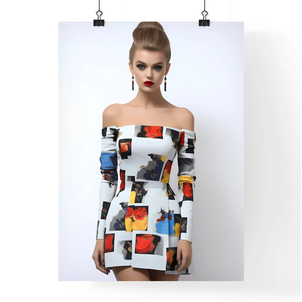 Woman In A Dress Art Prin Poster