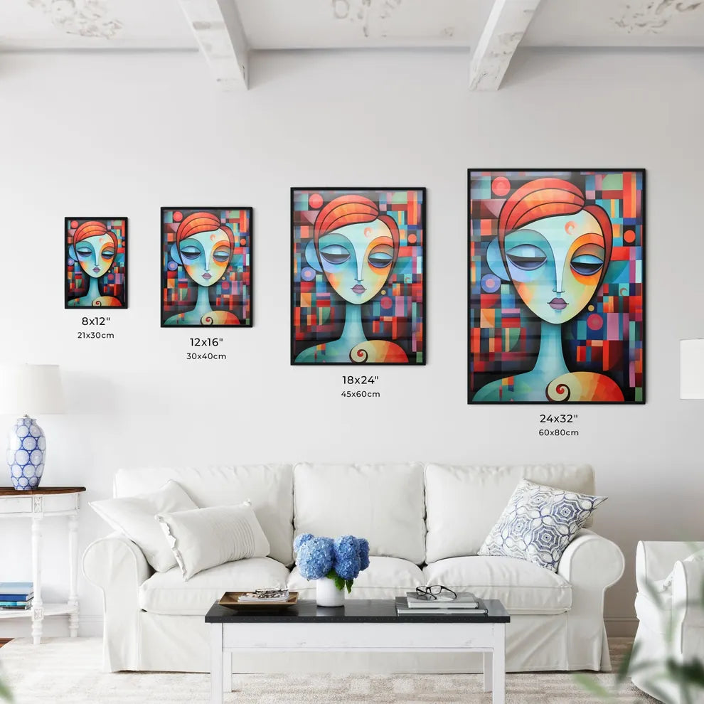 Painting Of A Woman Art Prin Wall Art