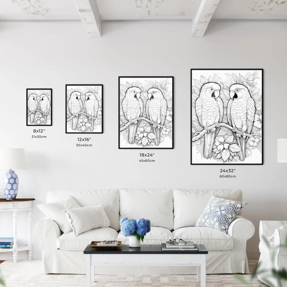 A Black And White Drawing Of  Art Print