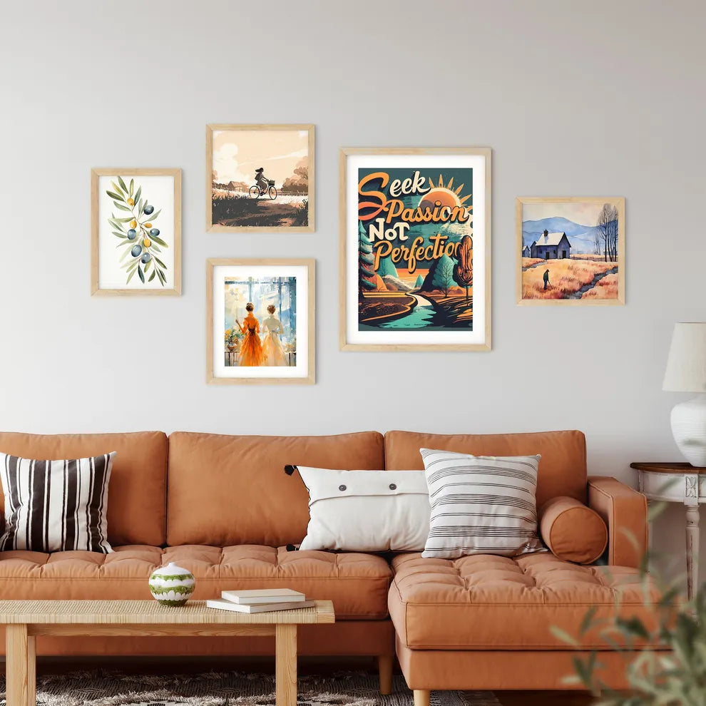 Seek Passion Framed Print