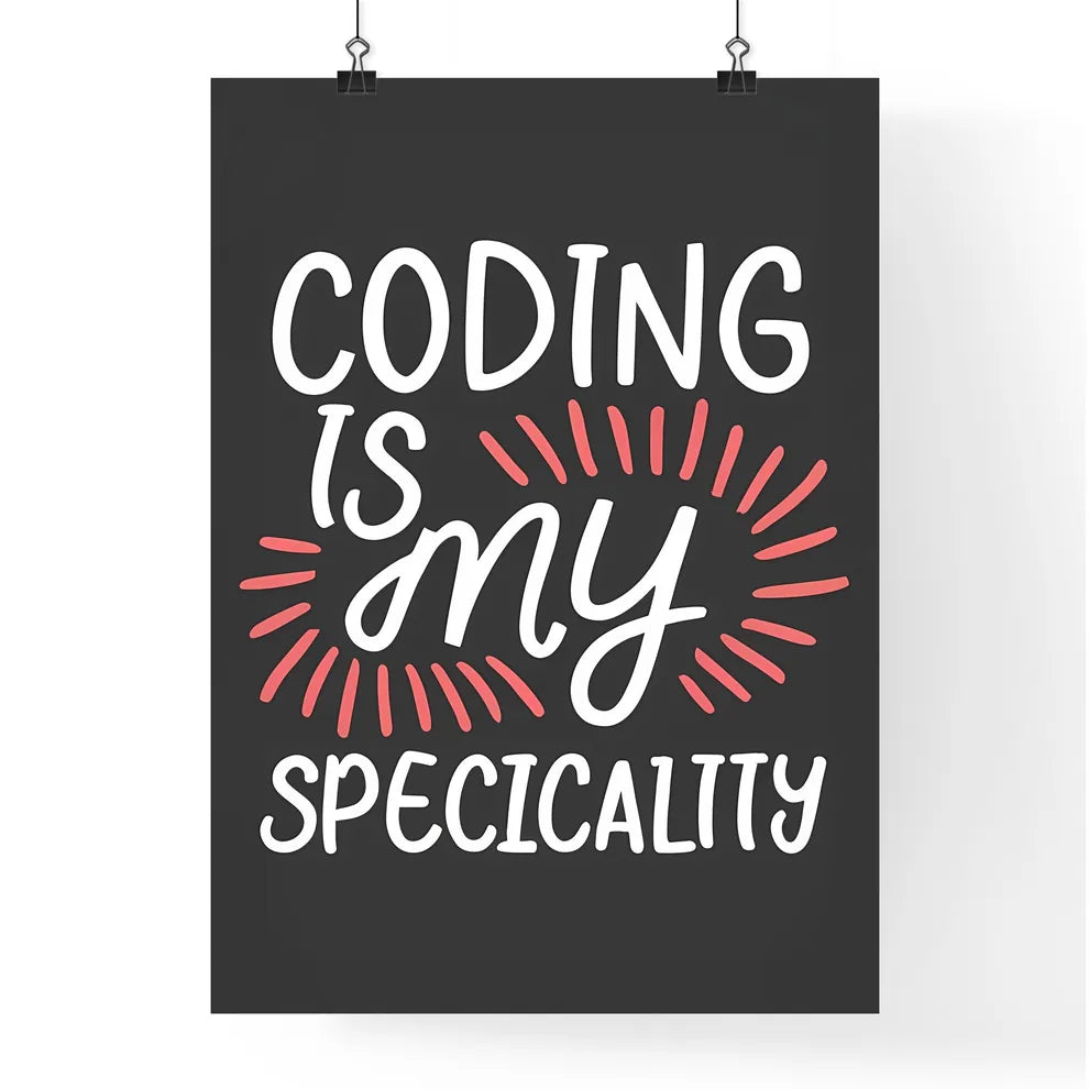 Coming Is My Specicality -  Poster