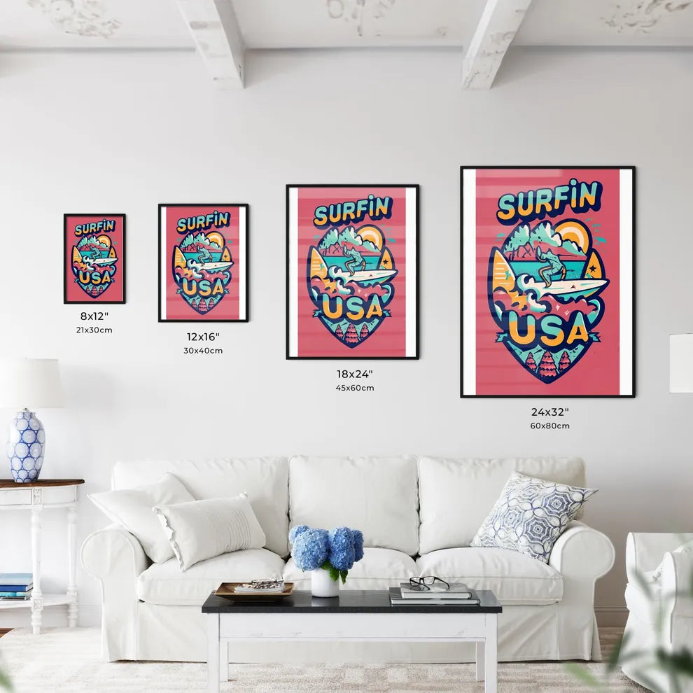 Surfin Usa  Art Print