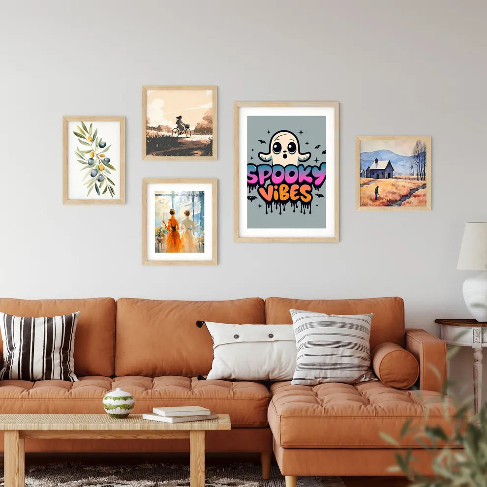 Spooky Vibes  Framed Print