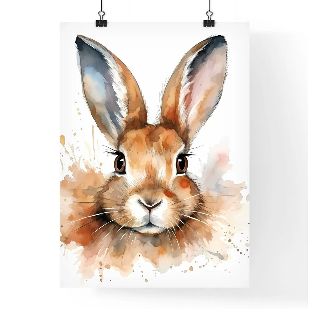 Watercolor Of A Rabbit Art Pr Poster