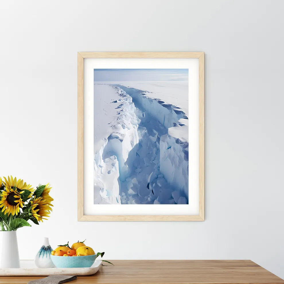 Crack In The Snow Art Prin - Kitchen Hangings