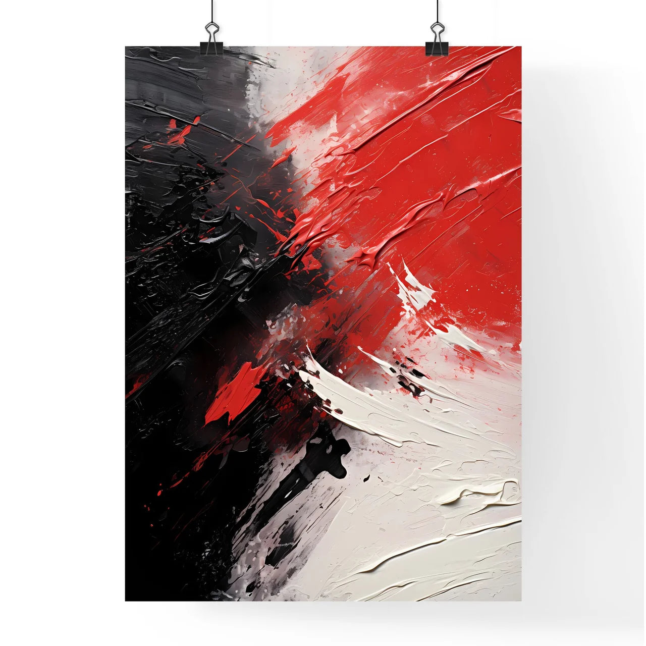 Close Up Of A Painting Art Prin Poster