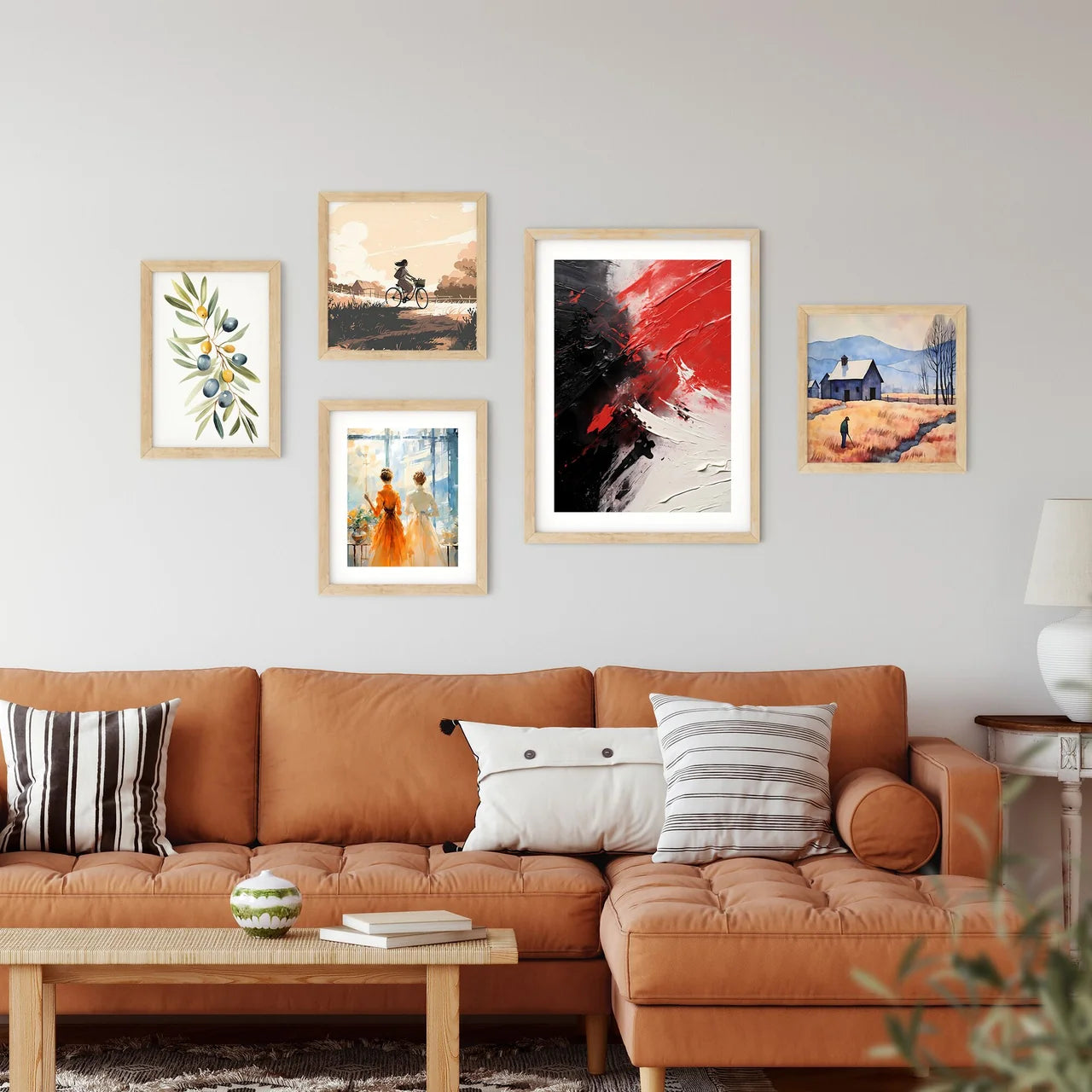 Close Up Of A Painting Art Prin Framed Print