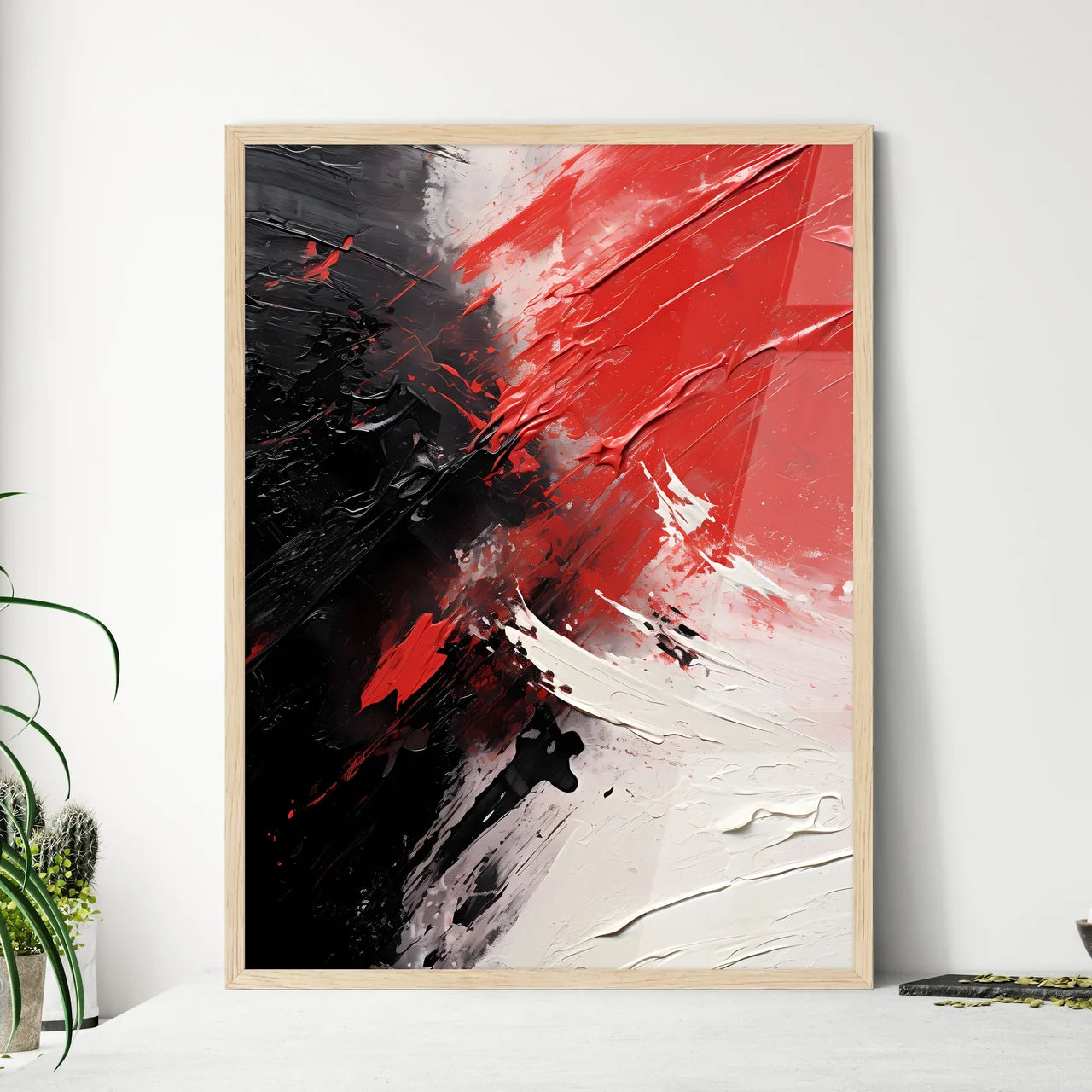 Close Up Of A Painting Art Prin - Framed Art Print