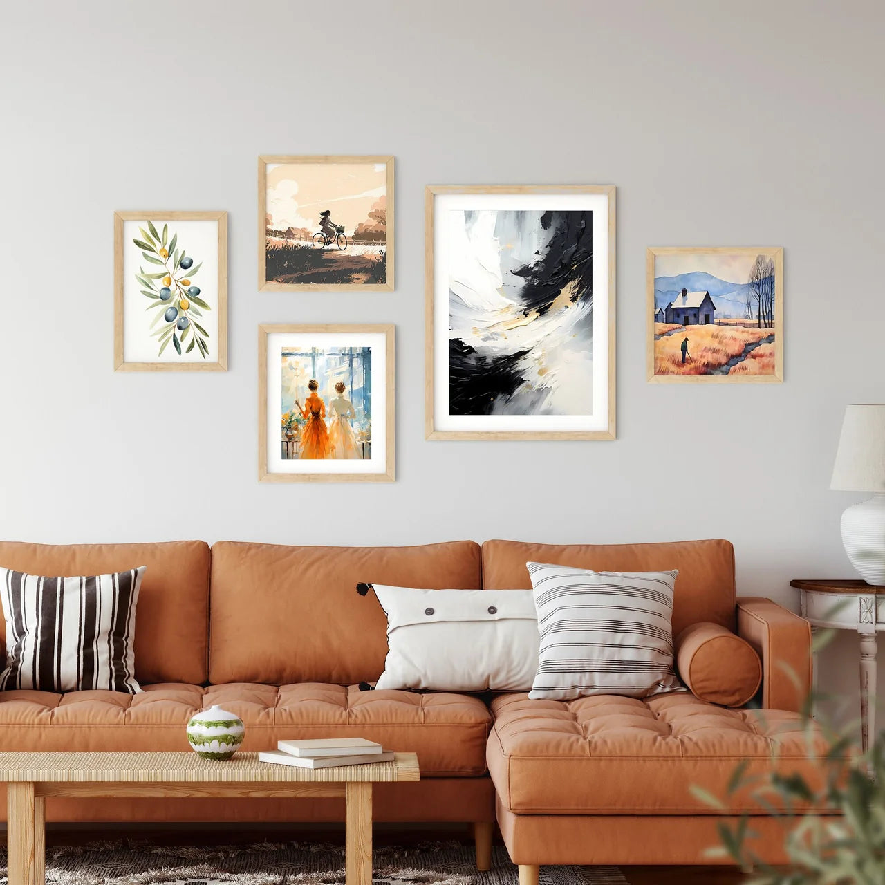 Close Up Of A Painting Art Prin Framed Print