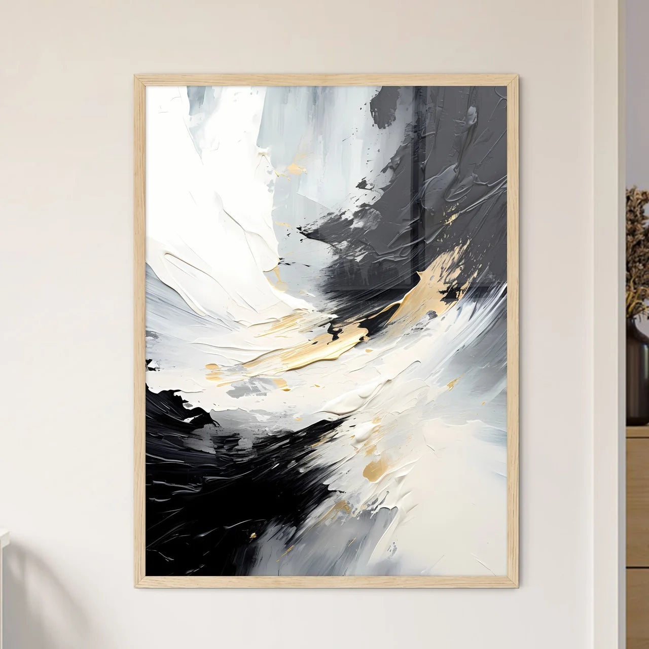 Close Up Of A Painting Art Prin - Framed Art Print