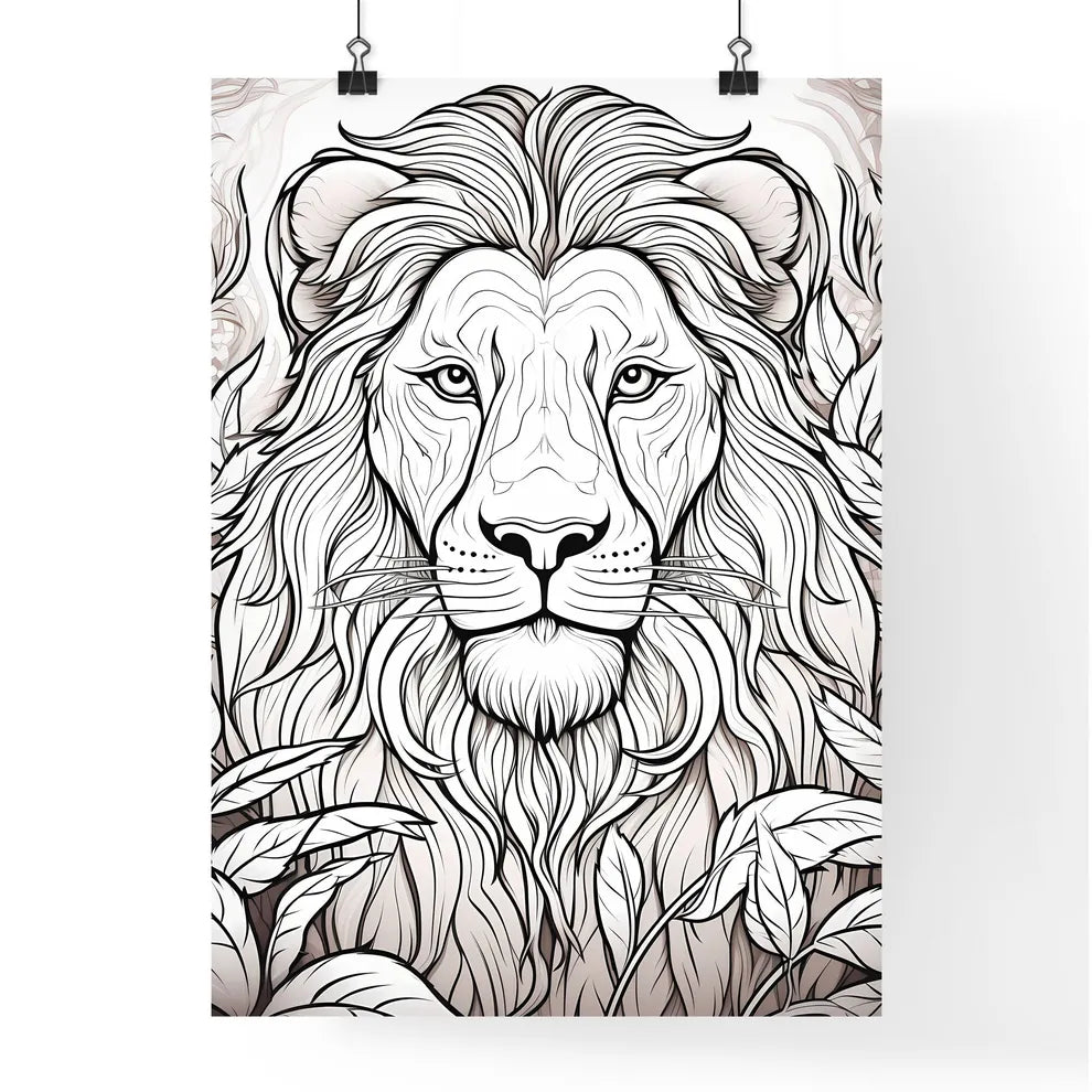 Black And White Drawing Of A  Poster